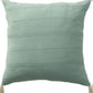 18" Green Cotton Throw Pillow Cover