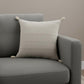 18" Beige Cotton Throw Pillow Cover