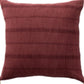 18" Red Cotton Throw Pillow Cover
