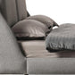 Gray Linen Upholstered Upholstered King Bed Frame