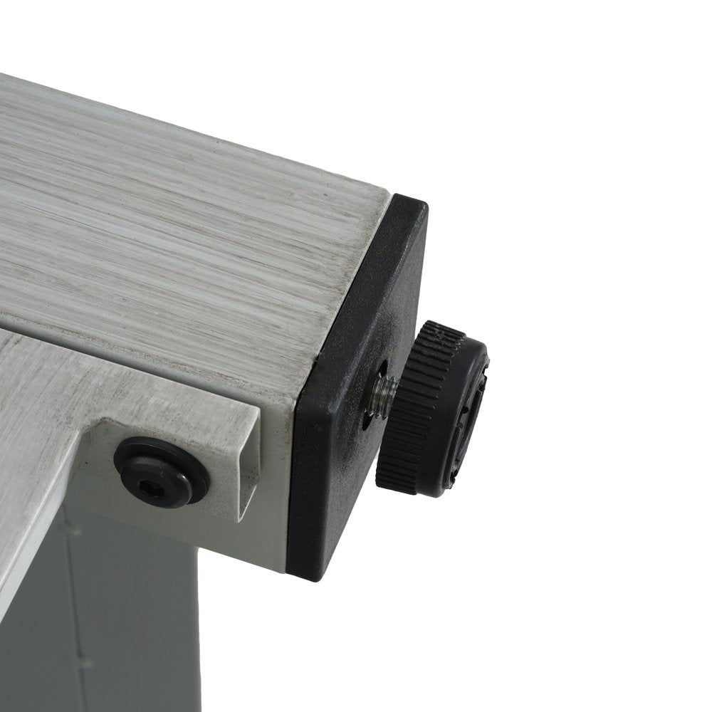 50000 BTU 45" Gray Aluminum Propane Rectangular Fire Pit Table With Cover