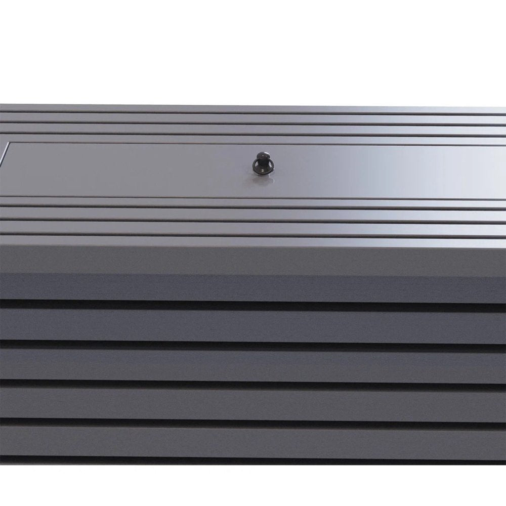 50000 BTU 42" Gray Stainless steel Propane Rectangular Fire Pit With Cover