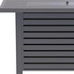 50000 BTU 42" Gray Steel Propane Rectangular Fire Pit With Cover