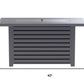 50000 BTU 42" Gray Steel Propane Rectangular Fire Pit With Cover