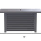 50000 BTU 42" Gray Stainless steel Propane Rectangular Fire Pit With Cover