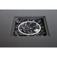 50000 BTU 30" Black Steel Propane Square Fire Pit With Cover