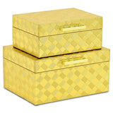 5" Gold Hand Painted Decorative Keepsake Box