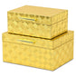 5" Gold Hand Painted Decorative Keepsake Box