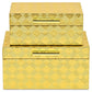 5" Gold Hand Painted Decorative Box