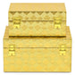 5" Gold Hand Painted Decorative Keepsake Box