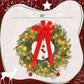 Homcom 36\\\" Christmas Wreath with 100 Led Lights, Pre-Lit Christmas Wreath