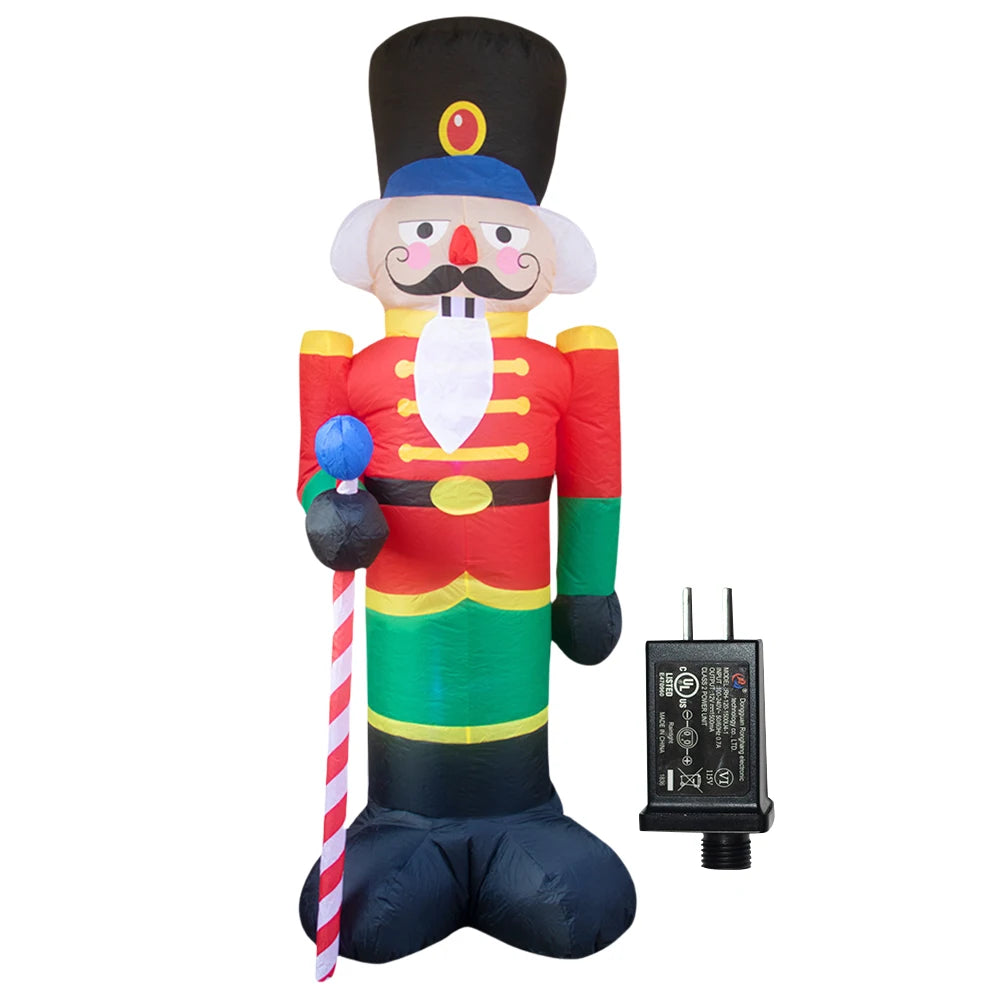 LED Inflatable Cute Air Blown Up  Festival Theme Christmas Dolls Decor Decorative Cartoon  for Xmas Garden Party Decor