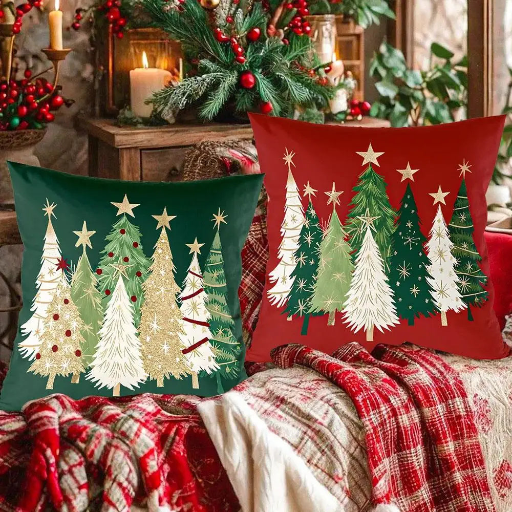 30*50/45x45cm Xmas Pillow Cases Throw Pillow Cover Home Decor Christmas Pillowcase Decorative Red Home Textile Pillowslip