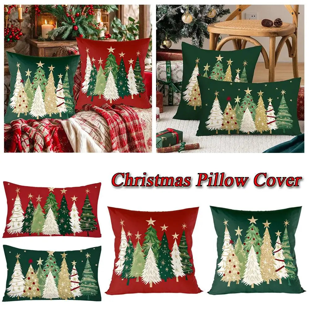 30*50/45x45cm Xmas Pillow Cases Throw Pillow Cover Home Decor Christmas Pillowcase Decorative Red Home Textile Pillowslip