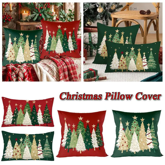 30*50/45x45cm Xmas Pillow Cases Throw Pillow Cover Home Decor Christmas Pillowcase Decorative Red Home Textile Pillowslip