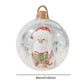 60cm Christmas Ball Ornament PVC Giant Inflatable Decorative Balls Xmas LED Light Decoration Balloon With Remote Control & Pump