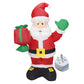 LED Inflatable Cute Air Blown Up  Festival Theme Christmas Dolls Decor Decorative Cartoon  for Xmas Garden Party Decor